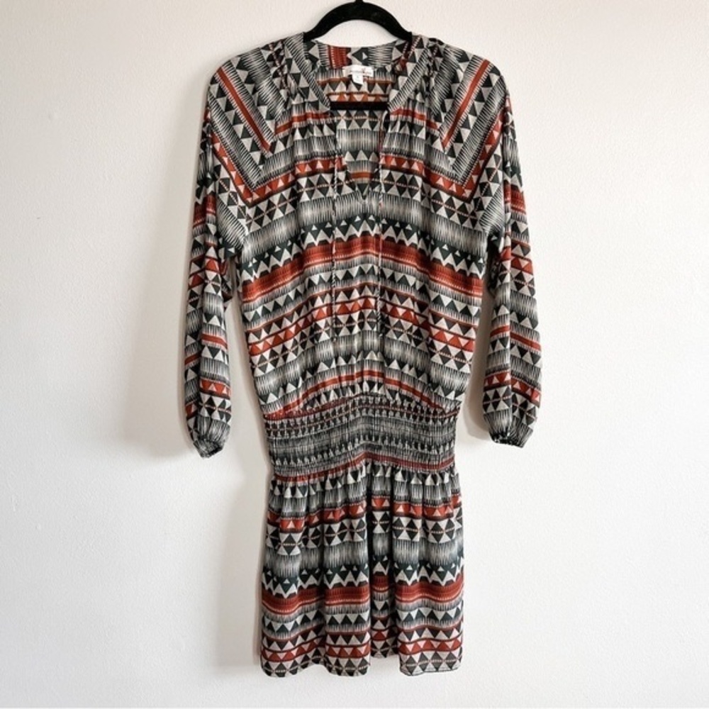 Geometric Patterned Dress - image 1